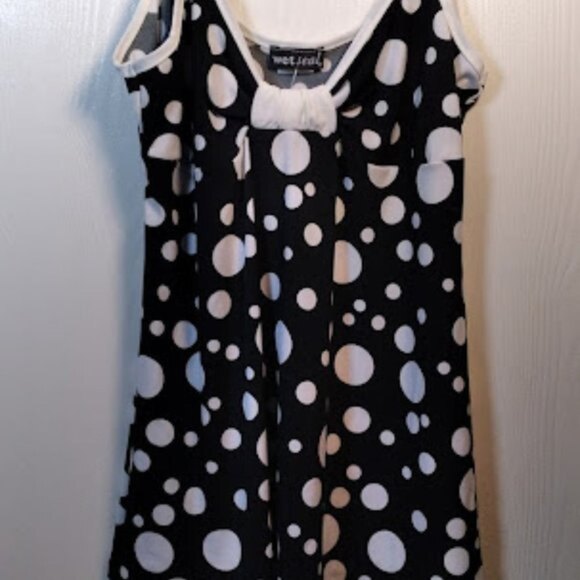 WET SEAL • Polka Dot Spaghetti Strap Top NWT-Large - Picture 14 of 16